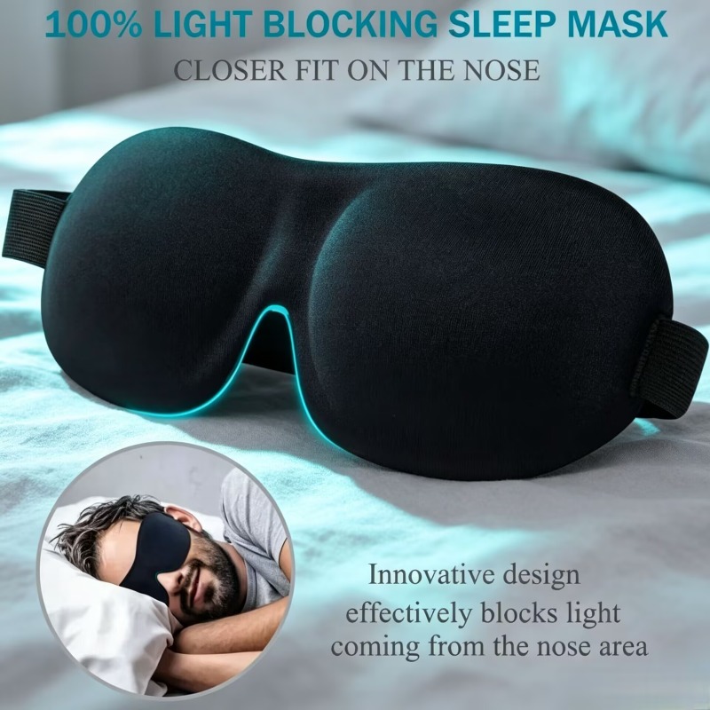 3D Printing Mask - قناع نوم ثلاثي الأبعاد، غطاء عينين،