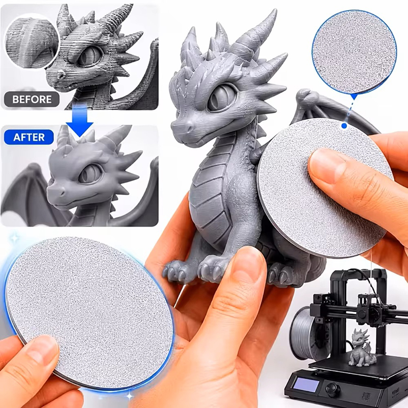3D Printing Pla - أداة إزالة خطوط الطبقة PLA لقرص