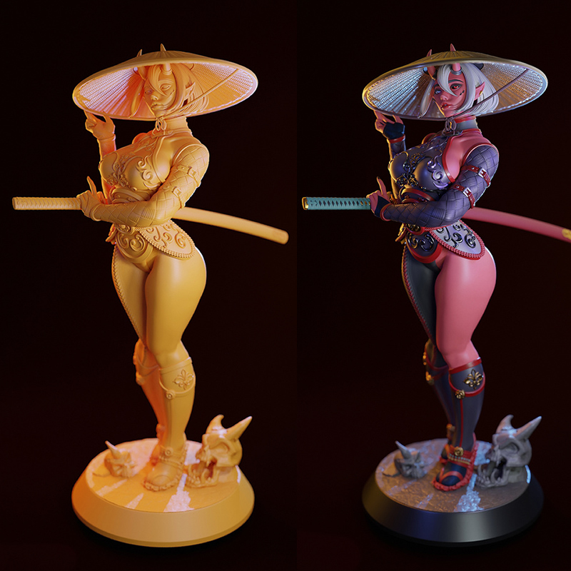 3D Printing Character - 2 أنماط لعبة شخصية 6088 DARKAT