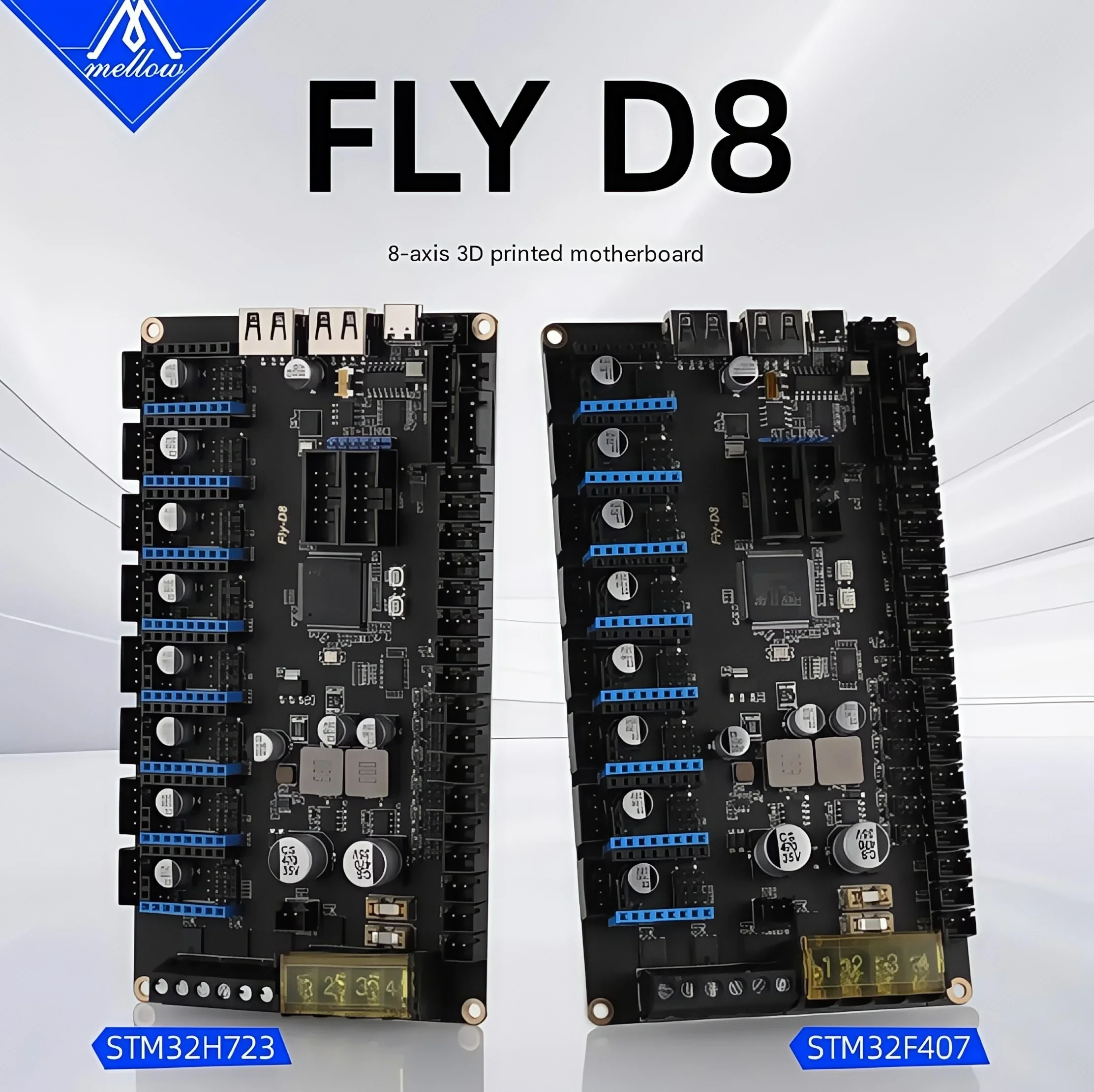 لوحة أم Mellow Fly 3D D8 ذات 8 - مراجعة Motherboard 3D Printer وسعره