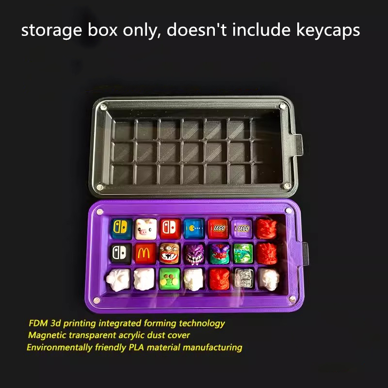 صناديق تخزين مقاومة للغبار مع  - مراجعة 3D Printing Keycaps وسعره