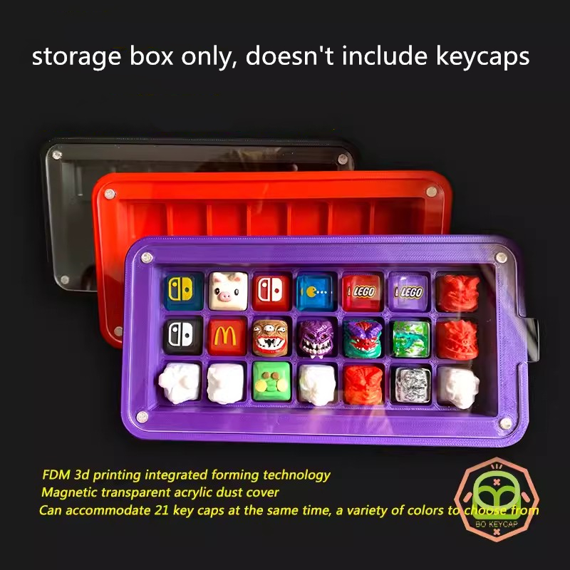 صناديق تخزين مقاومة للغبار مع  - مراجعة 3D Printing Keycaps وسعره