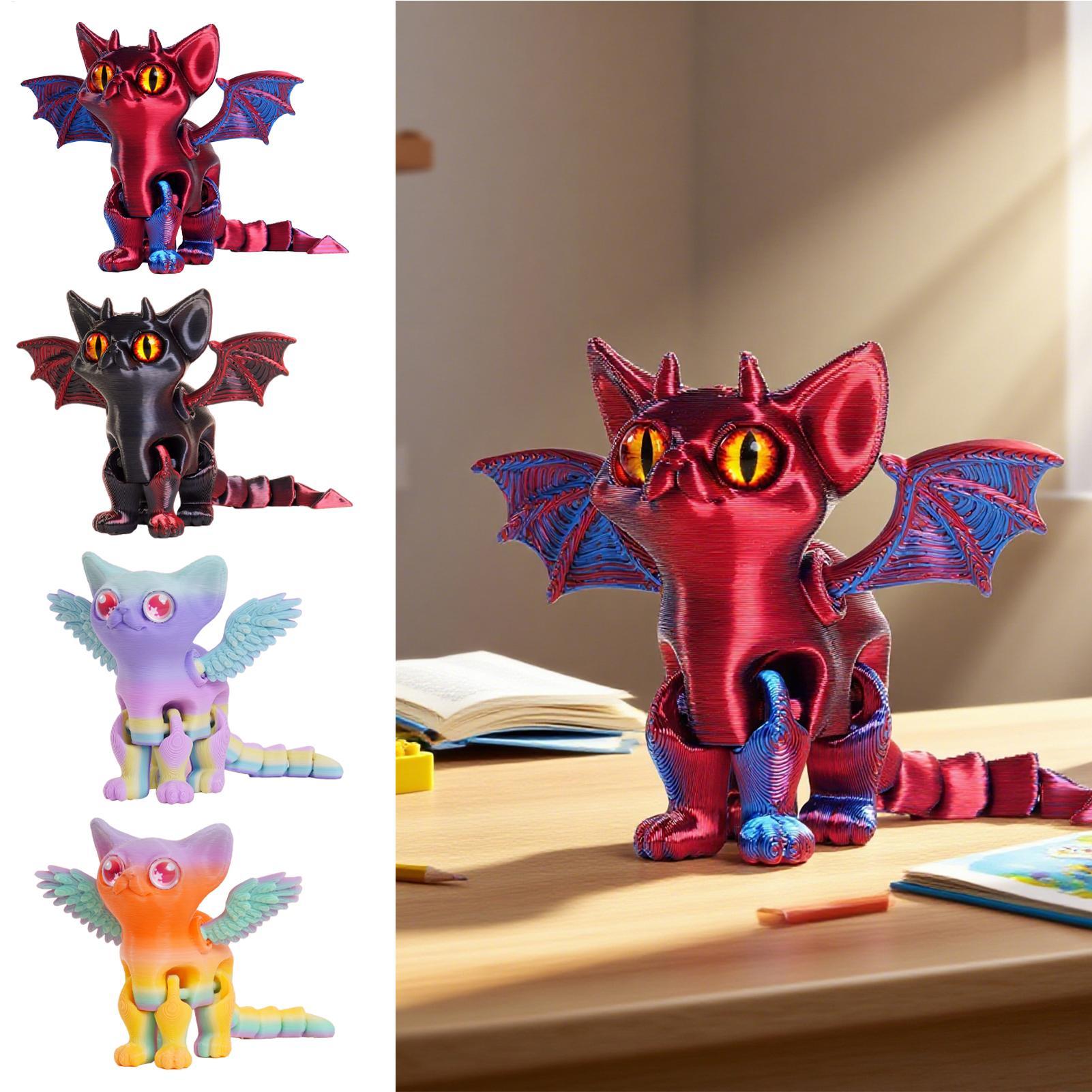 مجسم قطة مطبوع ثلاثي الأبعاد م - مراجعة 3D Printing Character وسعره