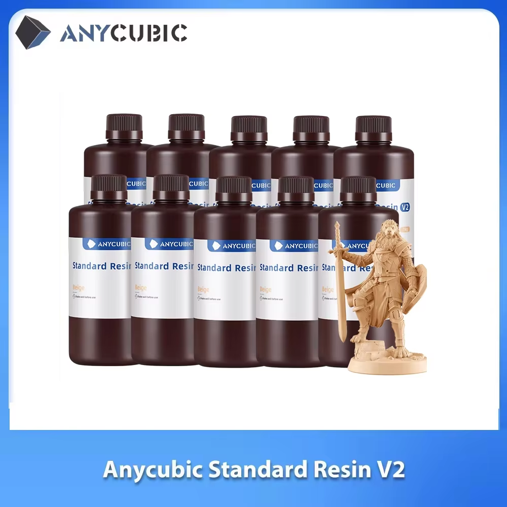 ANYCUBIC القياسية الراتنج V2 4 - مراجعة 3D Printing Uv Resin وسعره