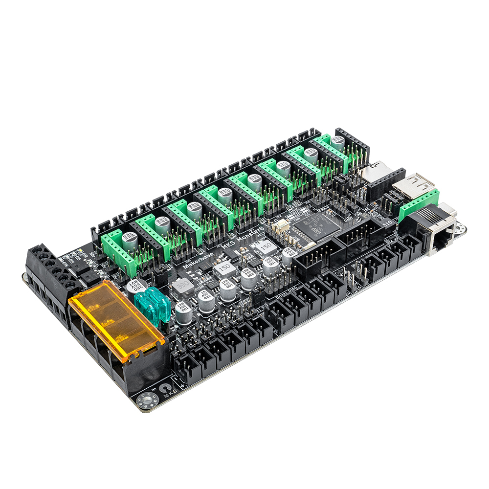 Makerbase MKS Monster8 V2 32Bi - مراجعة Motherboard 3D Printer وسعره