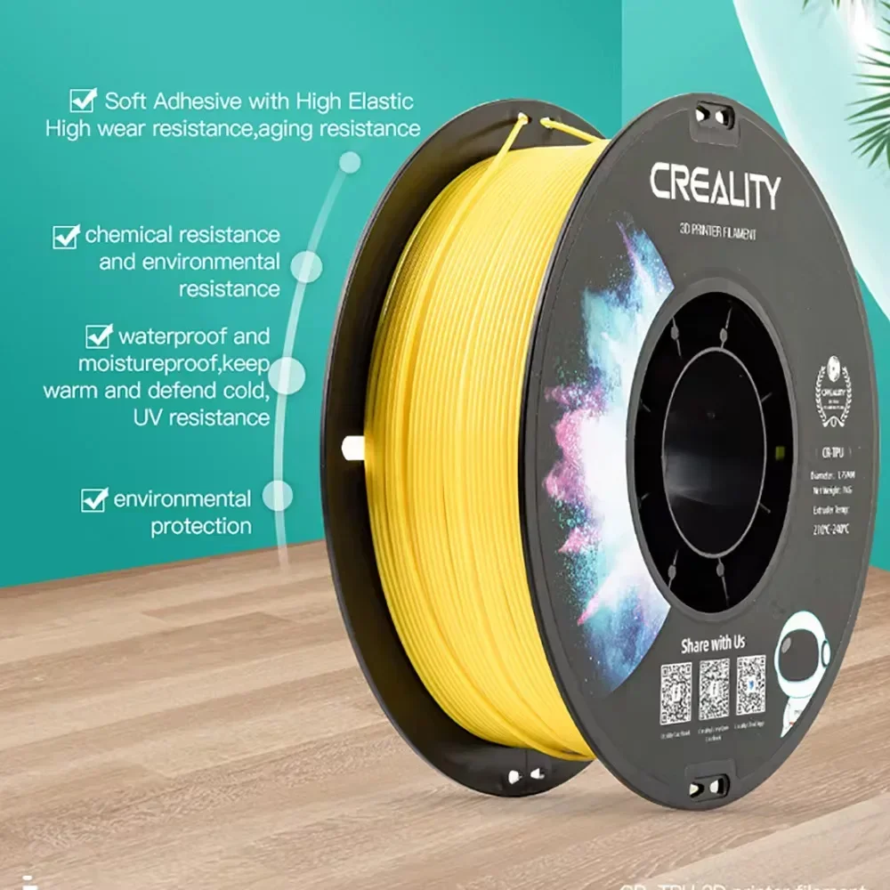 خيوط Creality الأصلية CR-TPU 1 - مراجعة 3D Printing High Temperature Materials وسعره