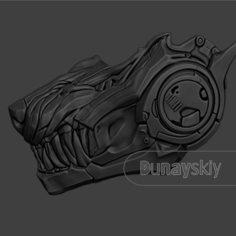 قناع فالكو وولف من لوف آند ديب - مراجعة 3D Printing Mask وسعره
