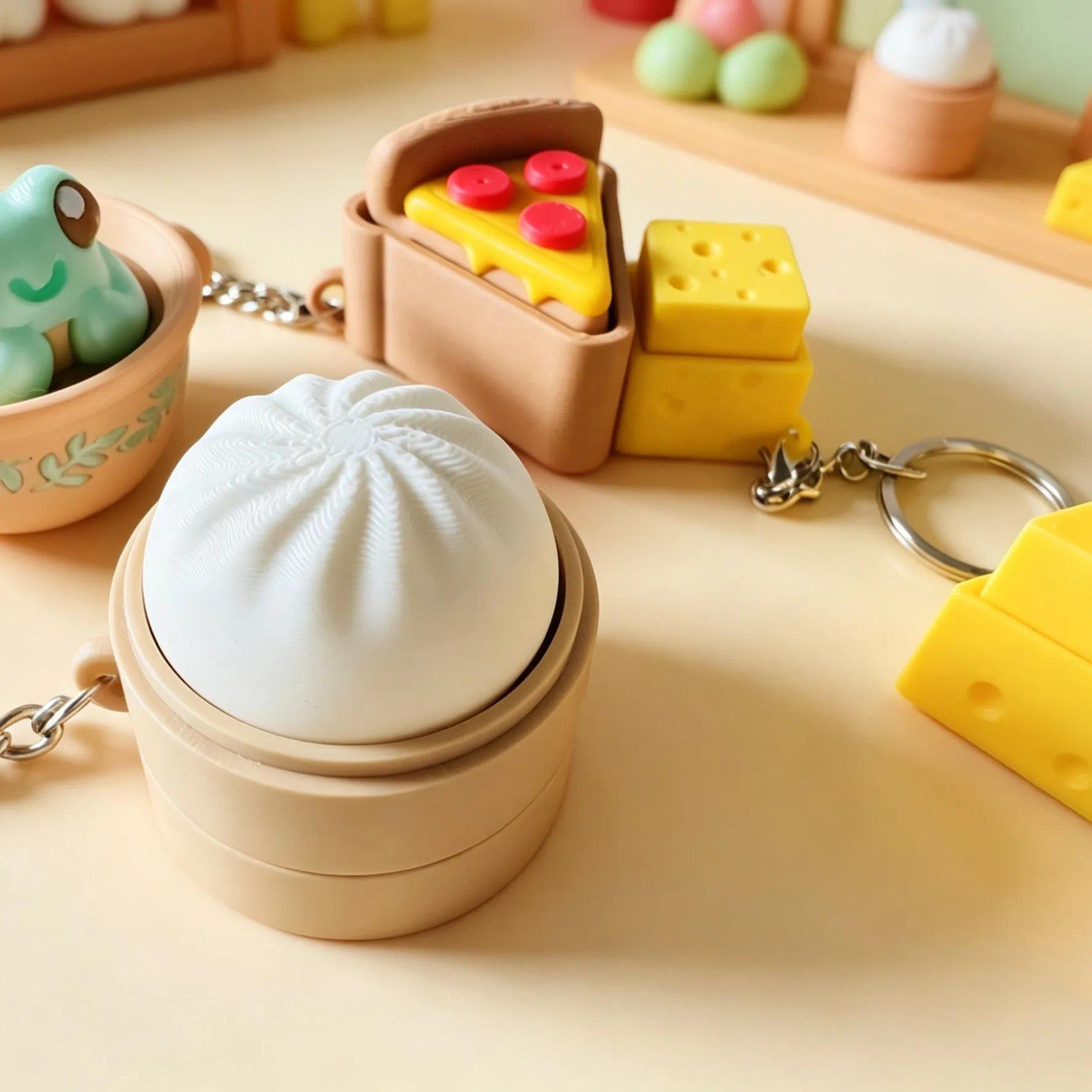 سلسلة مفاتيح على شكل كعكة الجب - مراجعة 3D Printing Keycaps وسعره