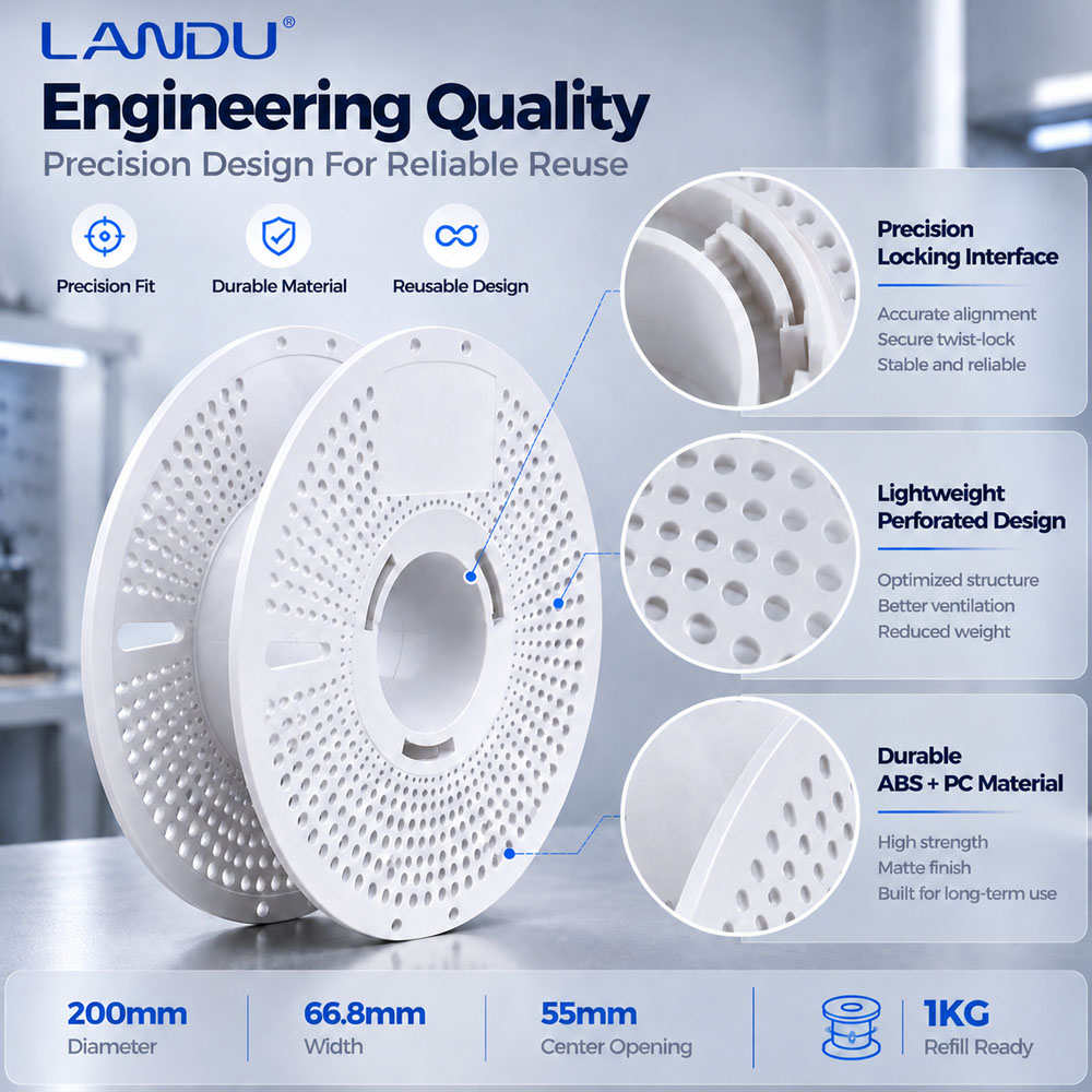 بكرة خيوط فارغة قابلة لإعادة ا - مراجعة 3D Printing High Temperature Materials وسعره