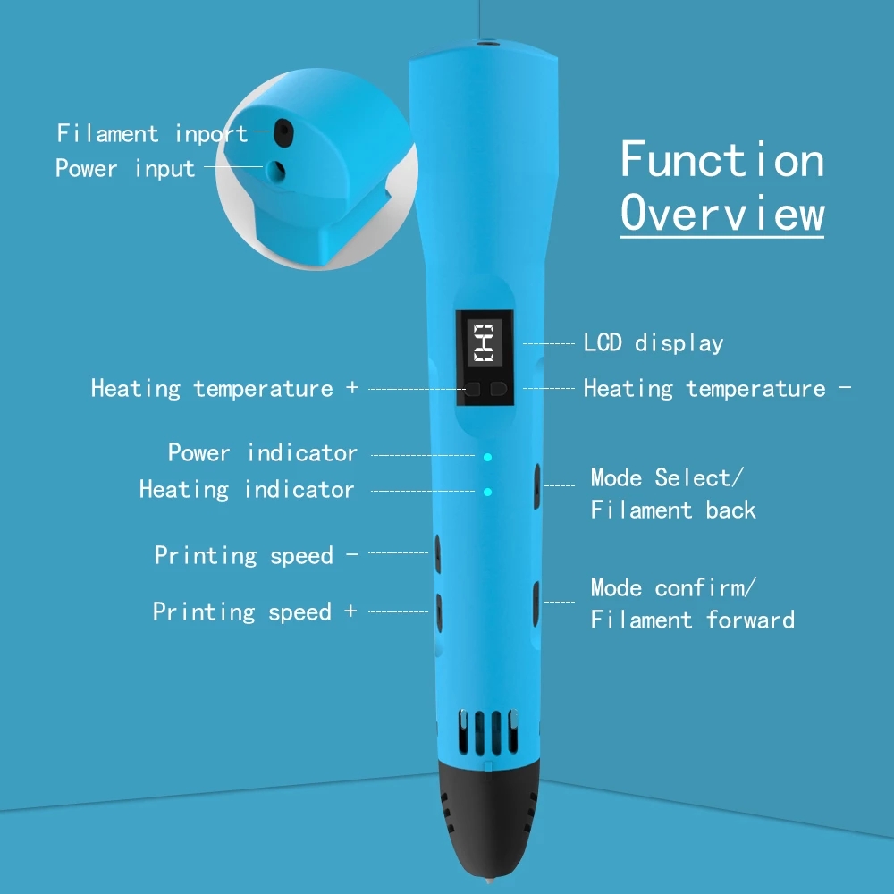 QCREATE قلم طباعة ثلاثي الأبعا - مراجعة 3D Printing Filament وسعره