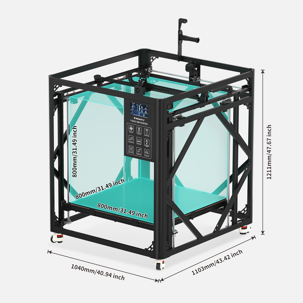 طابعة VEHO 800 PRO ثلاثية الأب - مراجعة 3D Printing Klipper وسعره