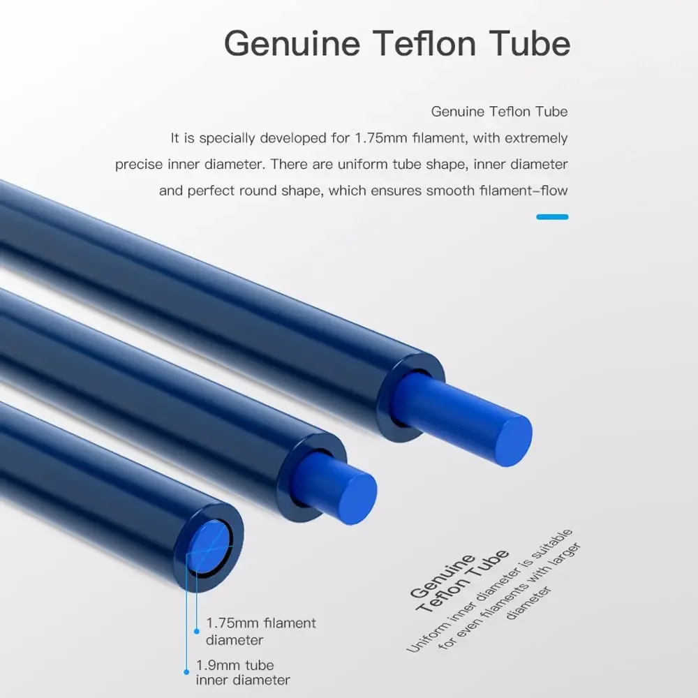 أنابيب PTFE زرقاء من CREALITY  - مراجعة 3D Printing Pdf وسعره