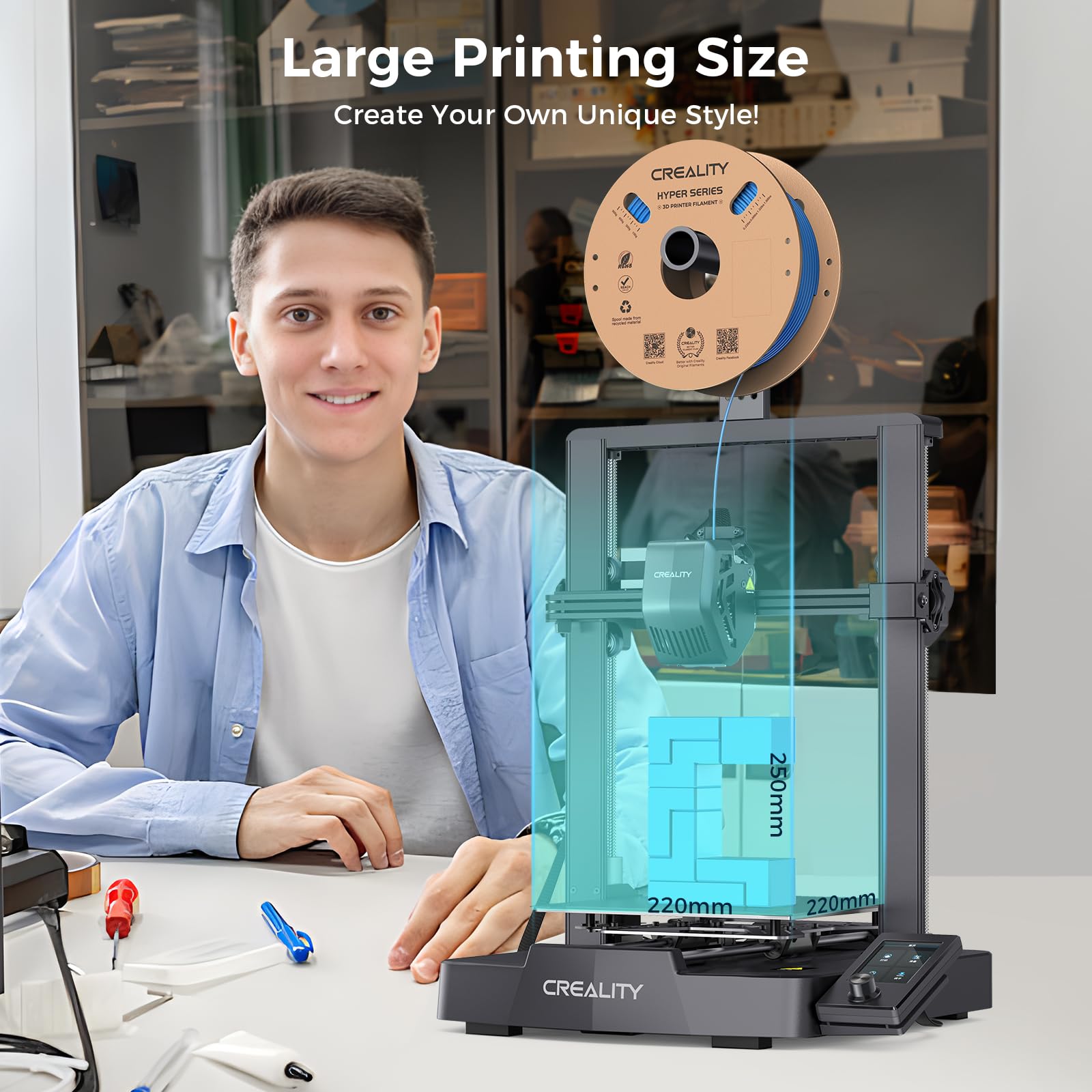 CREALITY Ender-3 V3 SE طابعة ث - مراجعة 3D Printing Industrial وسعره