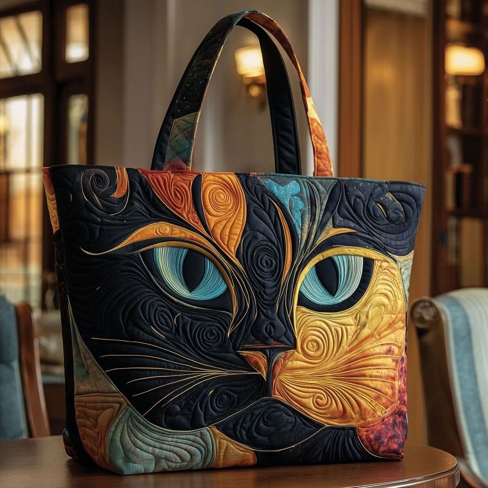 حقيبة يد مبطنة جديدة بنمط القط - مراجعة 3D Printing Quilting وسعره