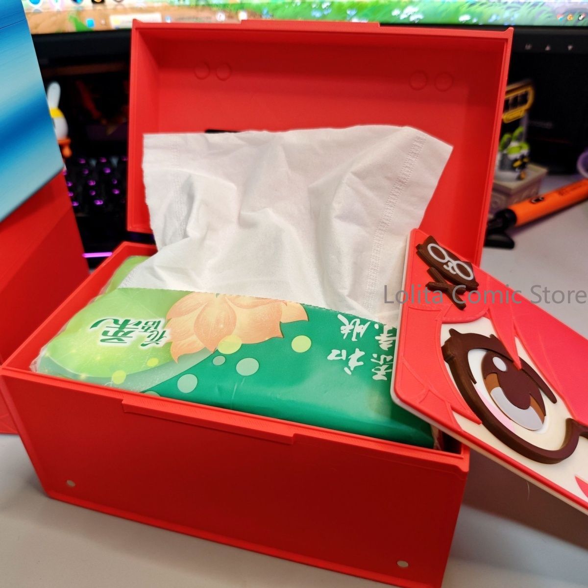 صندوق مناديل مطبوع ثلاثي الأبع - مراجعة 3D Printing Game وسعره