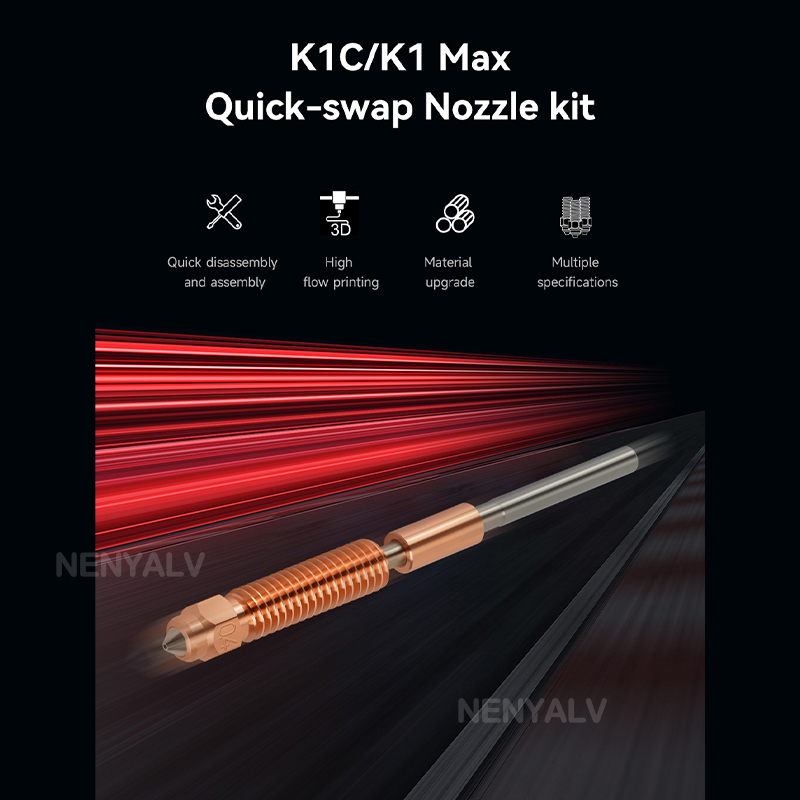 تدفق عالي ترقية K1C K1 Max/Cre - مراجعة Ender 3 Upgrade Kit وسعره