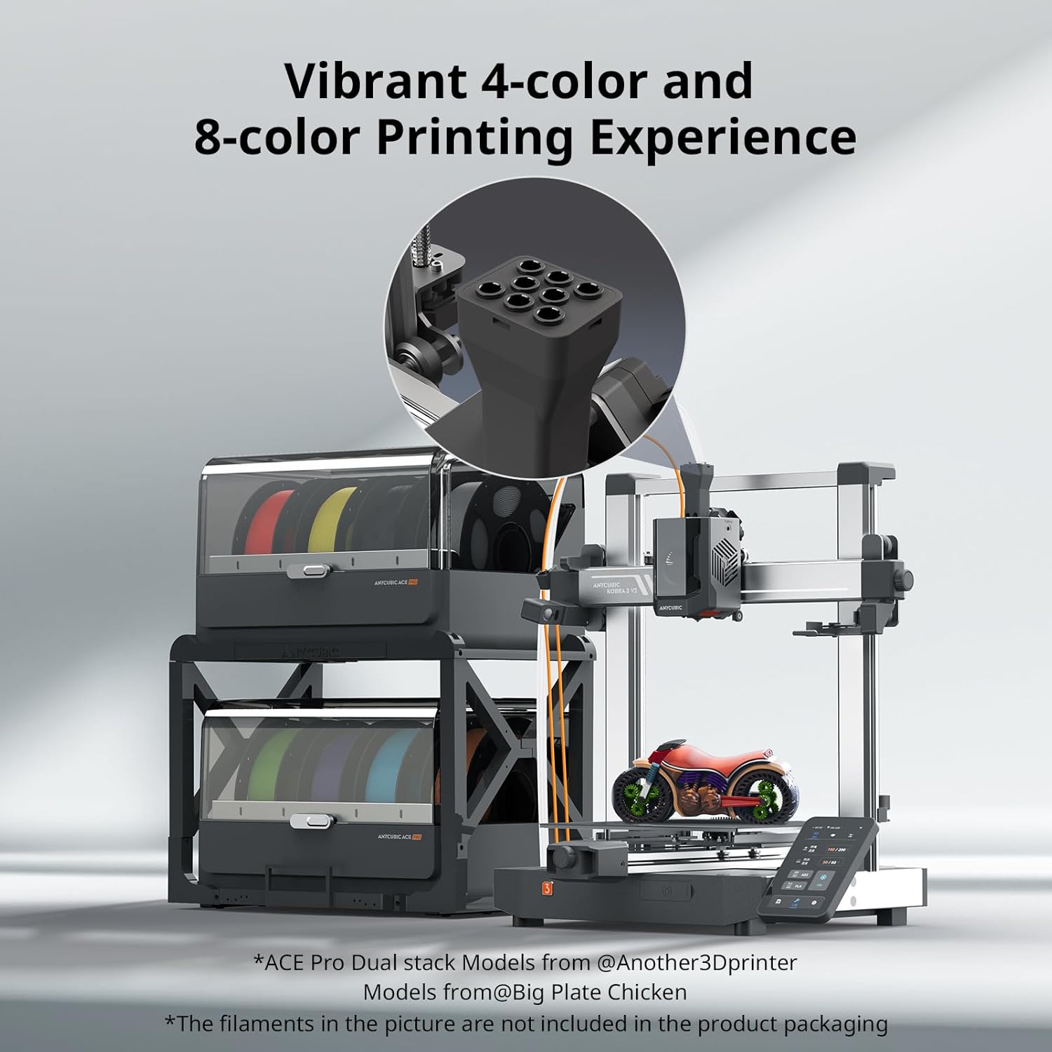 طابعة ثلاثية الأبعاد ذكية متعد - مراجعة 3D Printing Filament وسعره