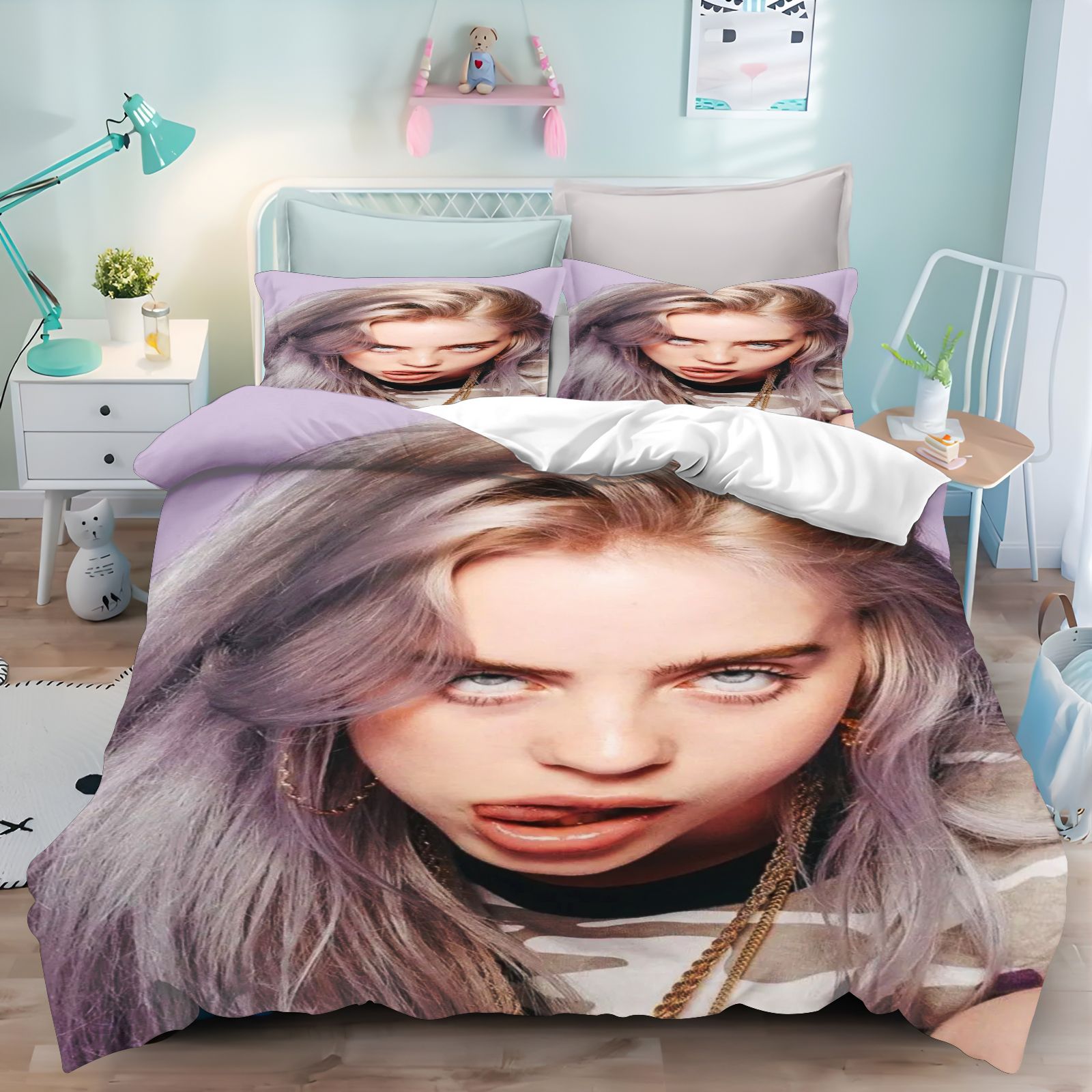 طقم أغطية سرير بيلي إيليش بطبا - مراجعة 3D Printing Quilting وسعره