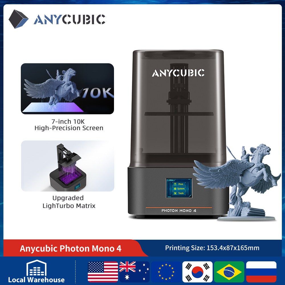طابعة ثلاثية الأبعاد ANYCUBIC  - مراجعة 3D Printing Uv Resin وسعره