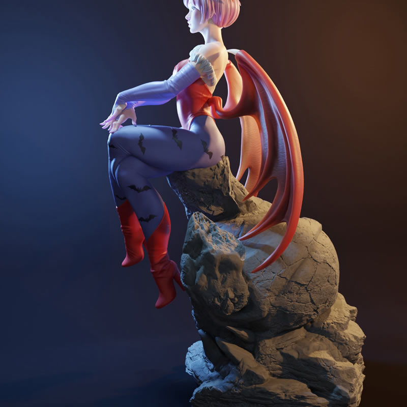 لعبة شخصية ليلث موريجان أينسلا - مراجعة 3D Printing Character وسعره