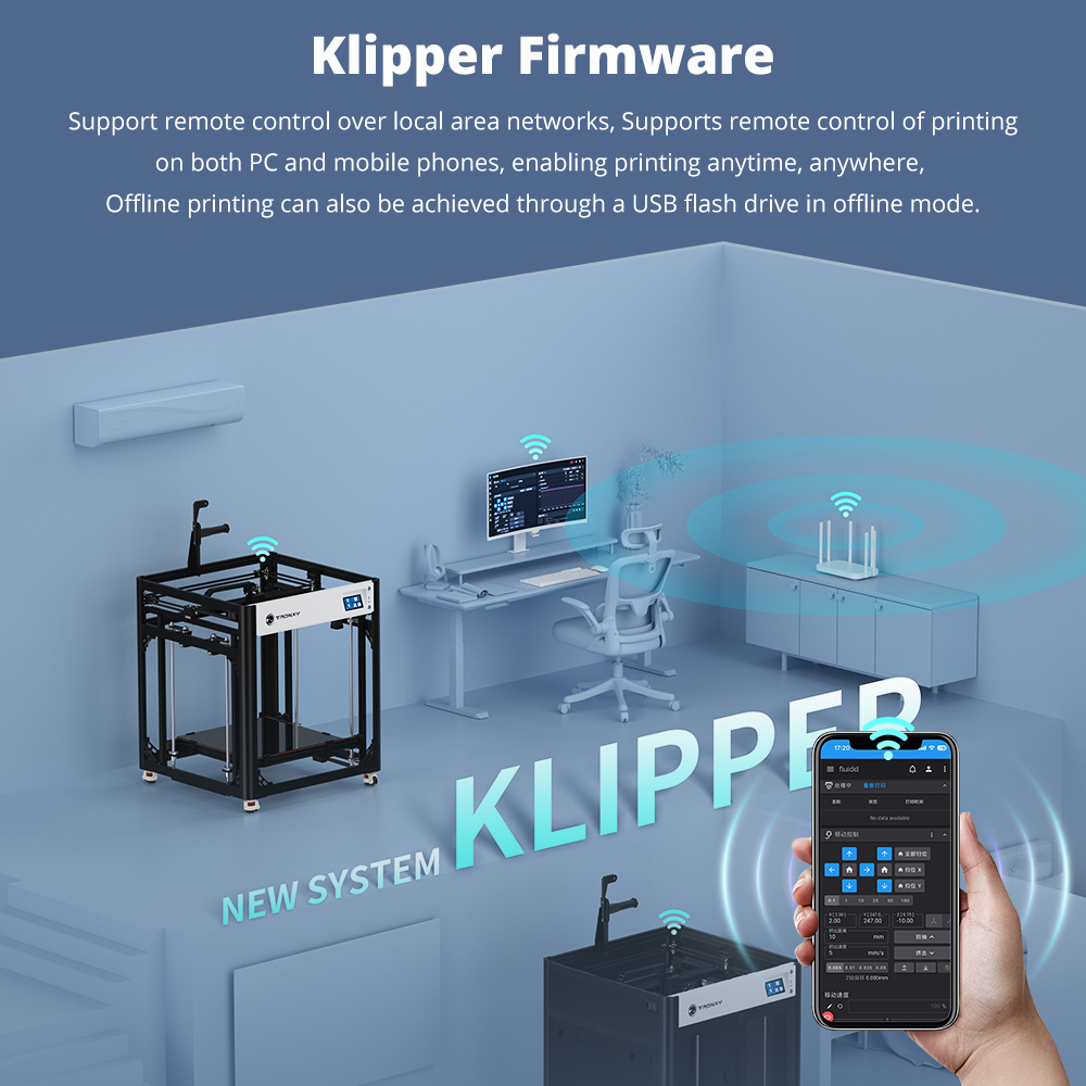 طابعة ثلاثية الأبعاد TRONXY VE - مراجعة 3D Printing Klipper وسعره