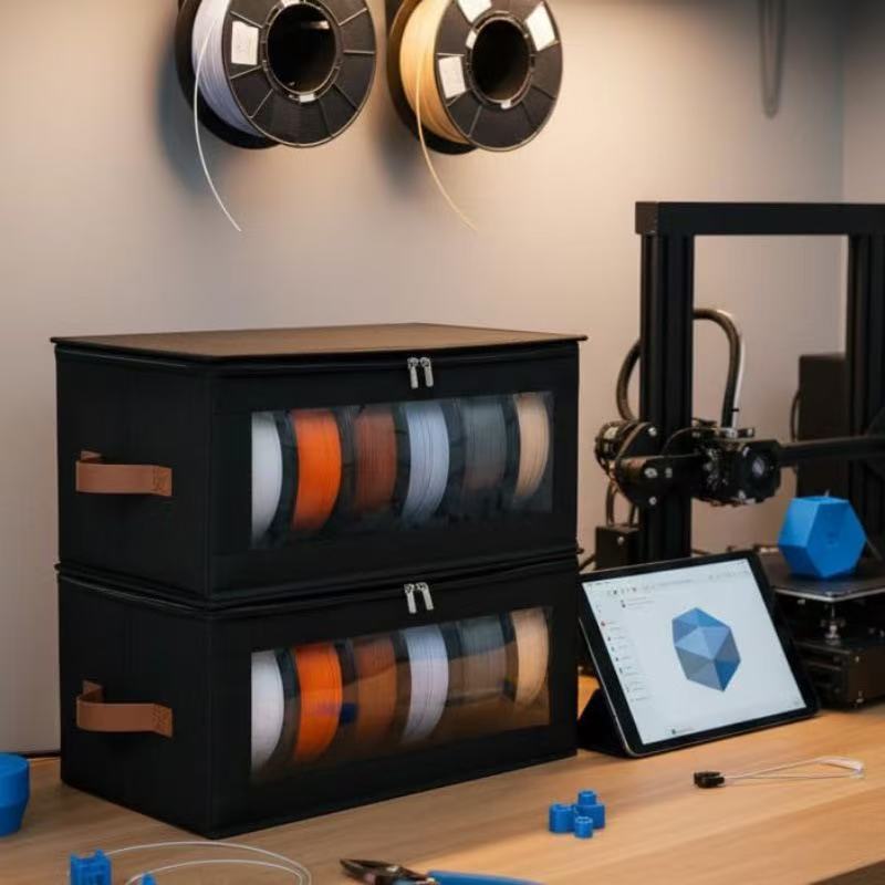 حقيبة تخزين خيوط الطباعة ثلاثي - مراجعة 3D Printing Filament وسعره